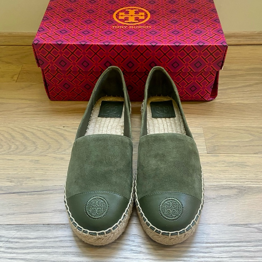Tory Burch Suede / Leather Espadrilles